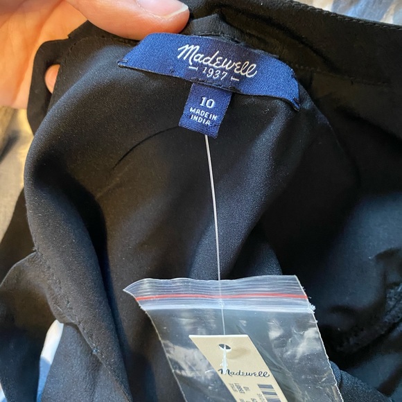 NWT Madewell 100% Silk Sequin Yoke Dress Size 10 - Picture 10 of 10